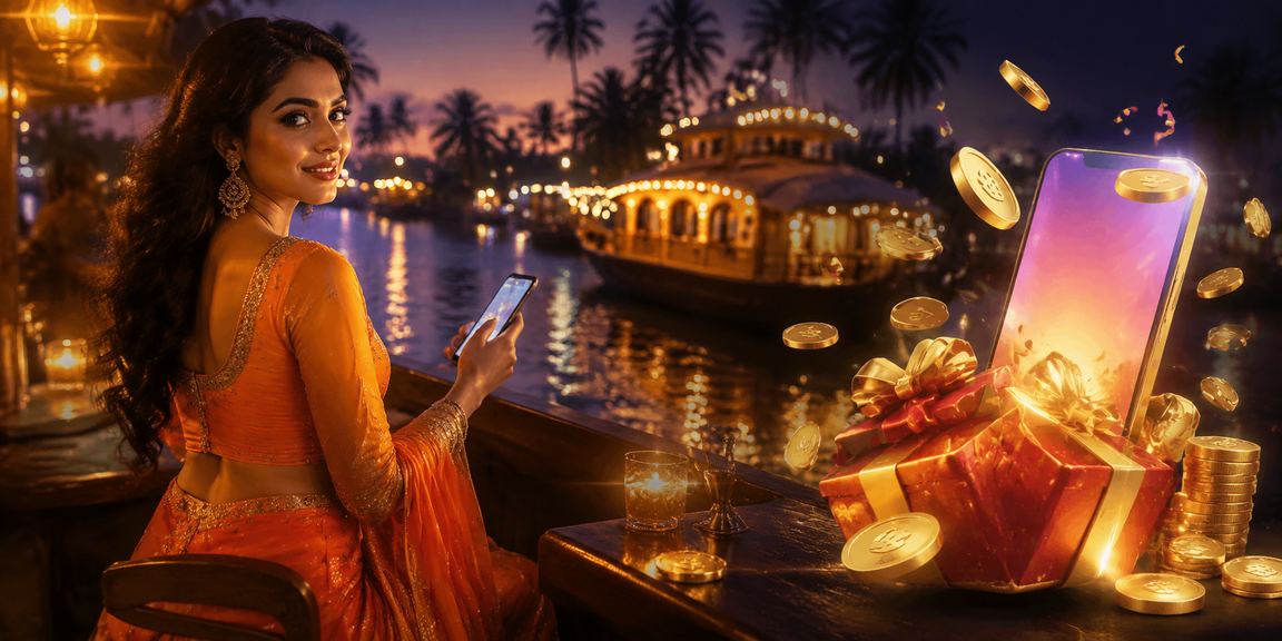 Mobile payment transaction in Kerala backwaters setting